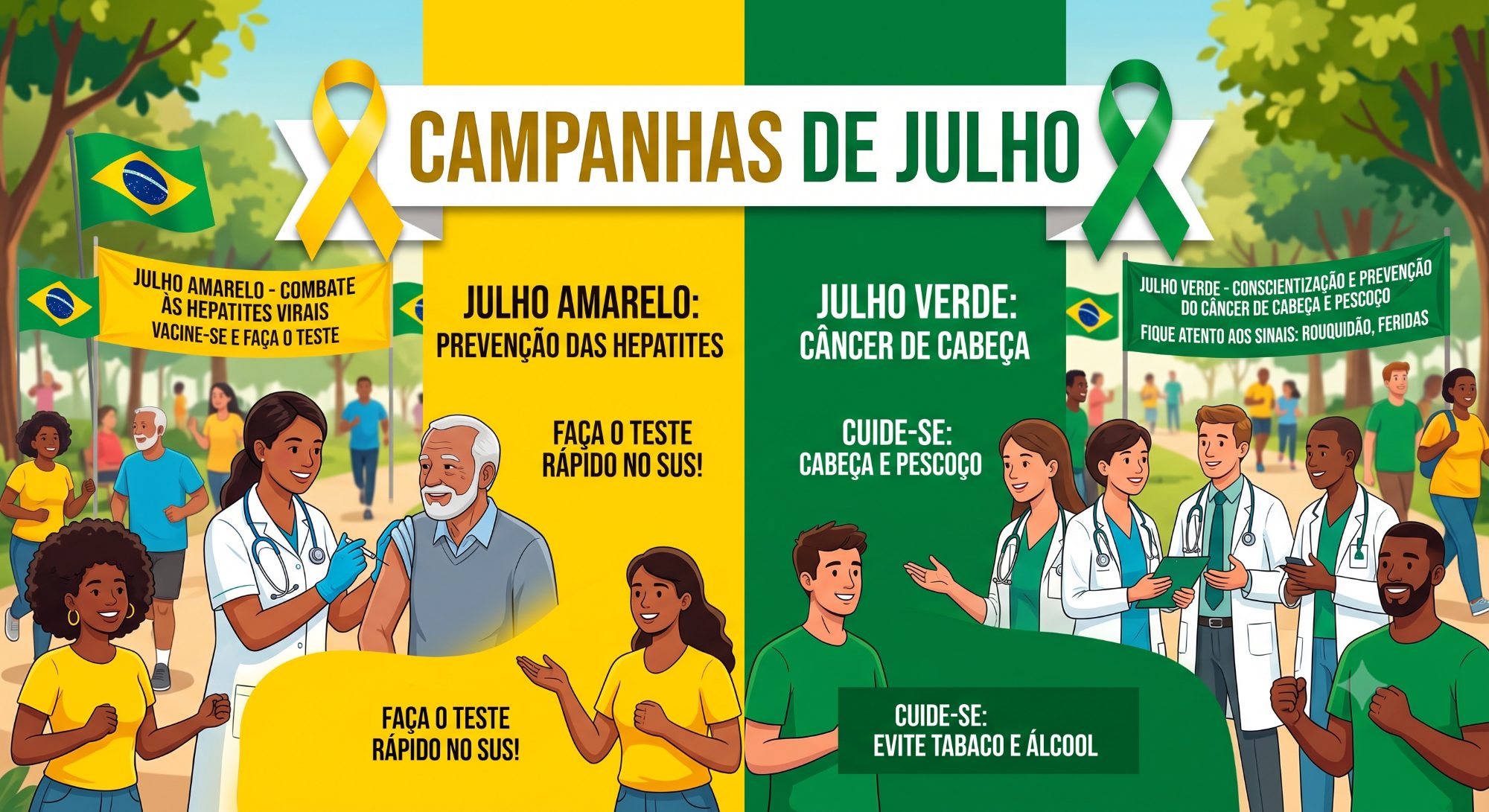 JULHO VERDE E AMARELO